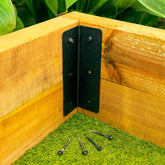 Large Internal & External Corner Railway Sleeper Bracket